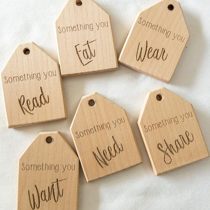 Christmas Wooden Gift Tags