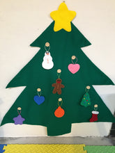 Load image into Gallery viewer, Felt Christmas Tree with decorations (Orders closed)

