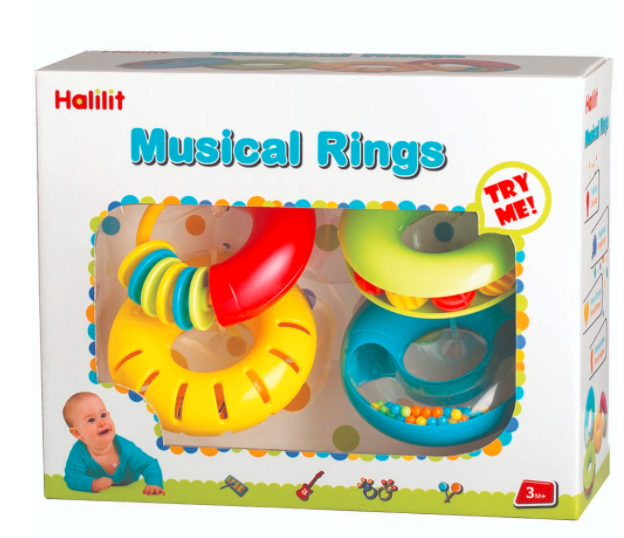 Halilit - Musical Rings Gift (Set of 4)