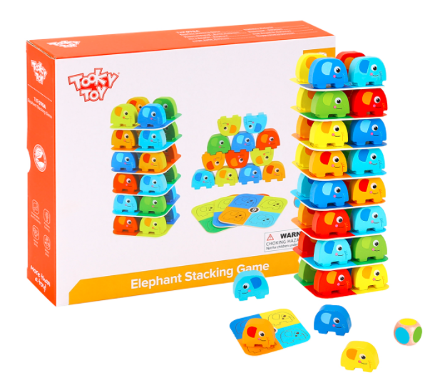 Tooky Toy - Elephant Stacking Game